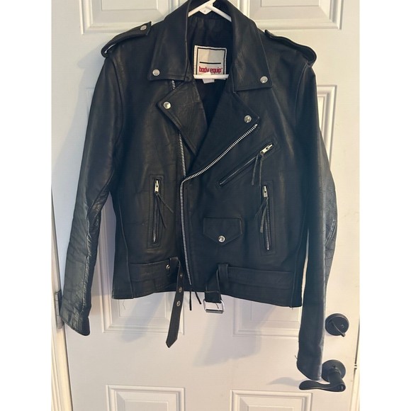 Body Equip Motorcycle Jacket Mens Size Medium Genuine Leather Vintage Rare EUC - Picture 3 of 8